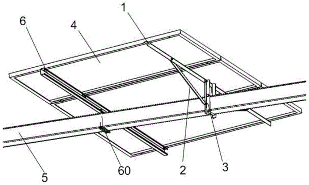 一种折叠式檩条结构及光伏组件安装结构的制作方法