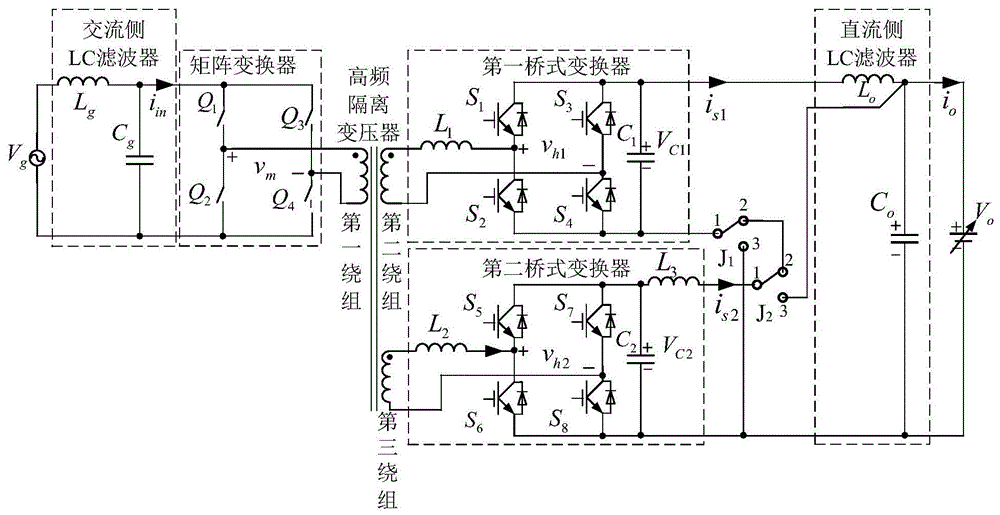 高频隔离型可变拓扑AC-DC变换器的控制方法与流程