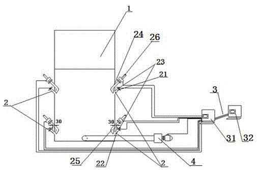 脱硫吸收塔浆液密度测量系统的制作方法