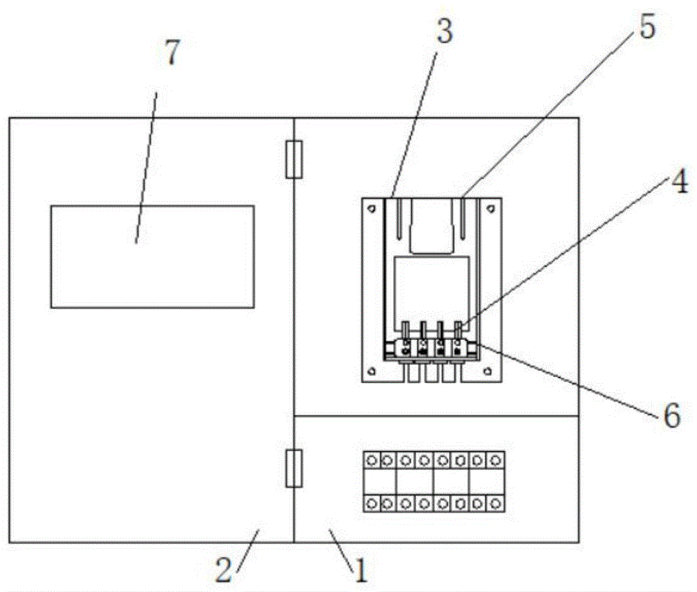 一种单相单表位带过盈配合接插件非金属低压计量箱的制作方法