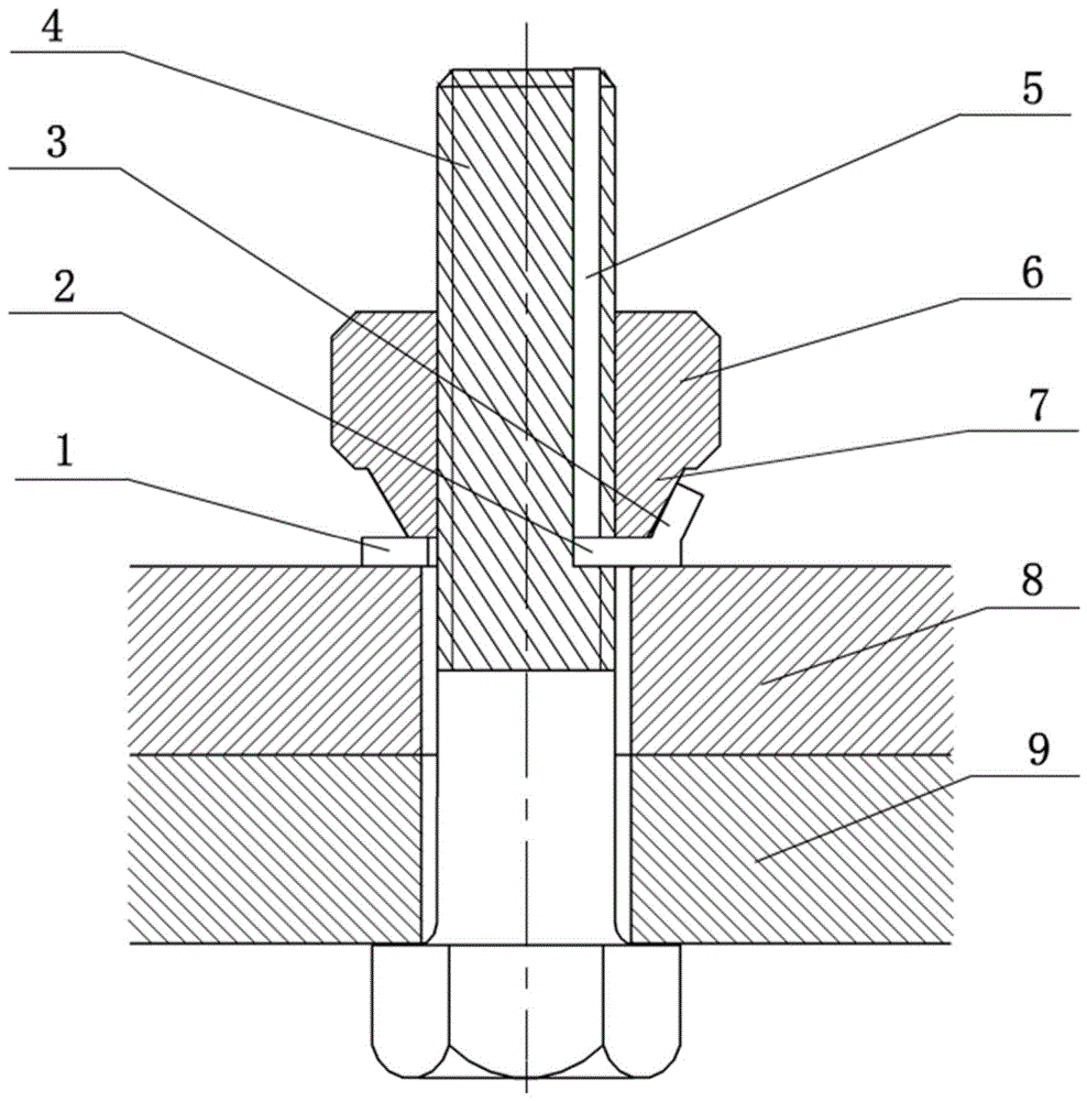 一种止动垫圈与圆台六角螺母组成的防松螺栓组的制作方法