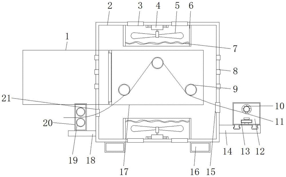 一种纺织布料除湿装置的制作方法