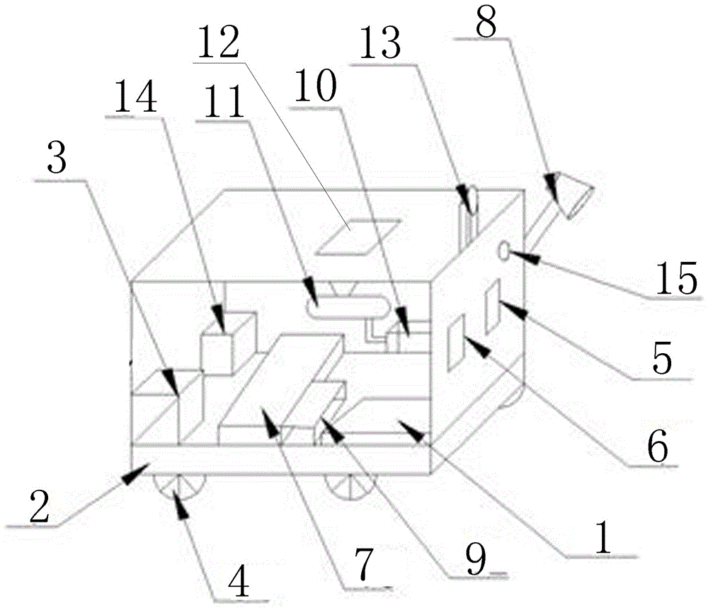 一种井下轨道式气体巡检车的制作方法