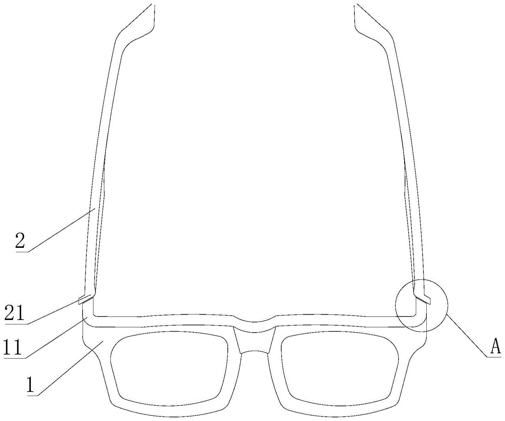 一种不易损坏的柔性眼镜框架的制作方法