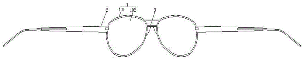 一种二级支撑功能的眼镜的制作方法