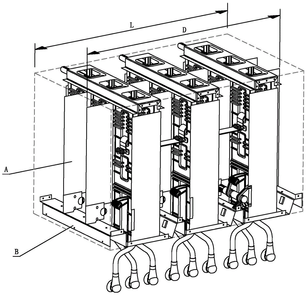 一种高压开关柜用的相间隔离绝缘组件的制作方法
