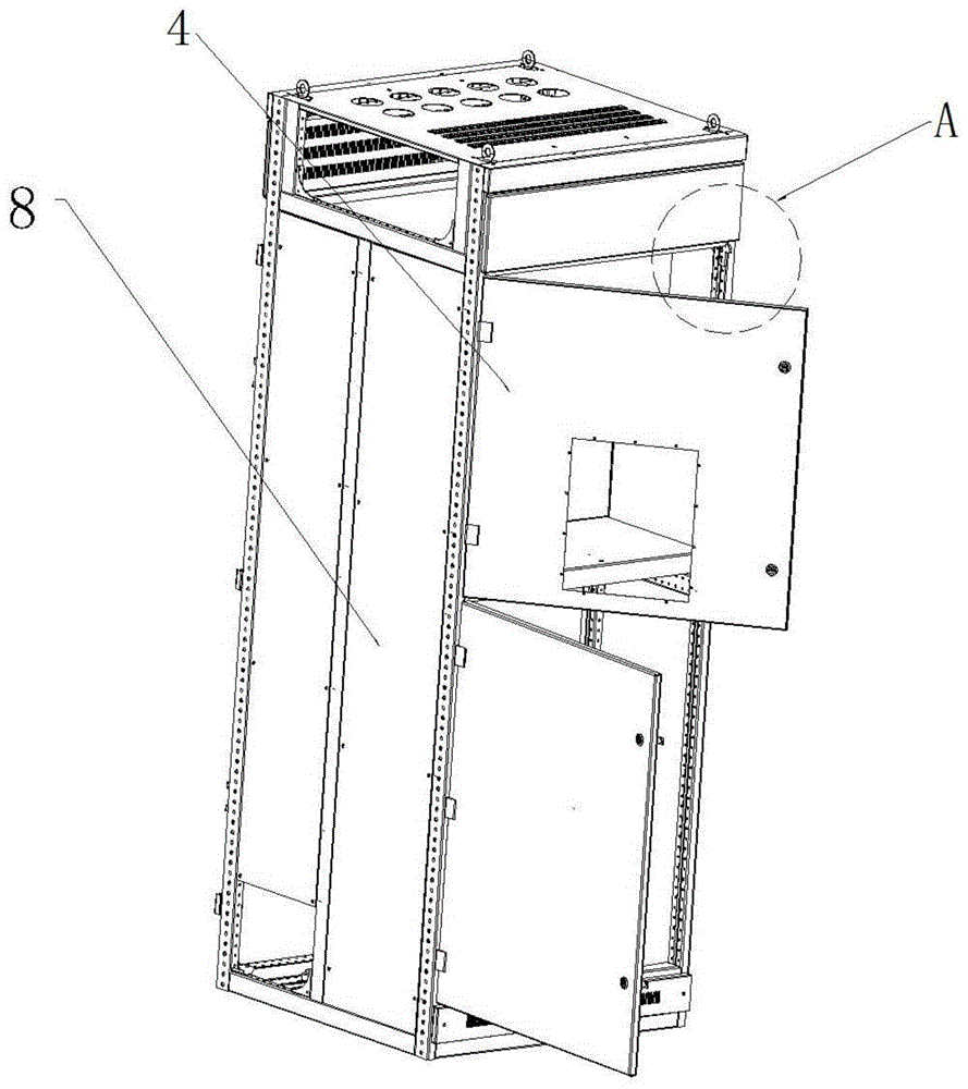 简易的高低压柜防掉角支架的制作方法
