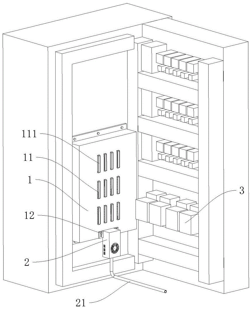 一种换流变压器冷却器控制箱导流除湿装置的制作方法