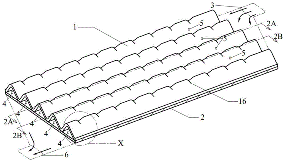 一种波纹交错排布的燃料电池双极板结构的制作方法