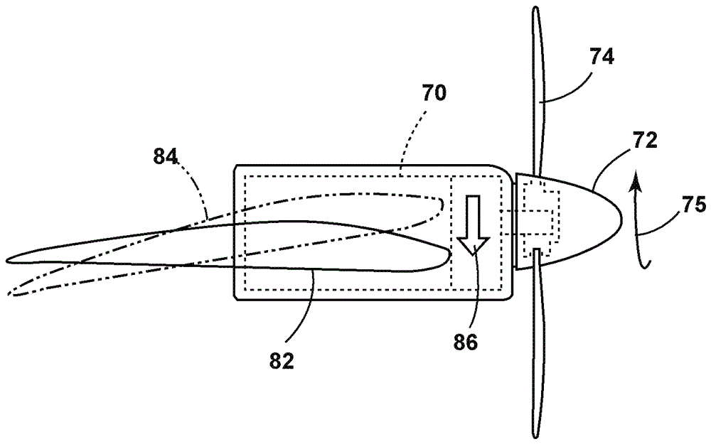飞行器和反对螺旋桨尾流的气动效应的方法与流程