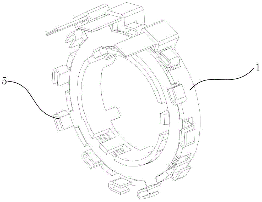 一种电机定子绕组电源输入端的环形接线组件的制作方法