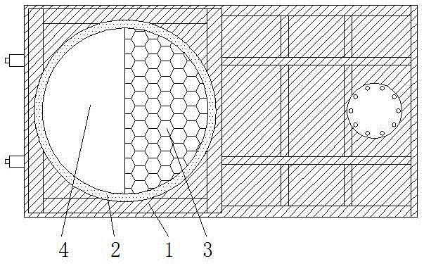 一种气动双插板隔绝门的制作方法