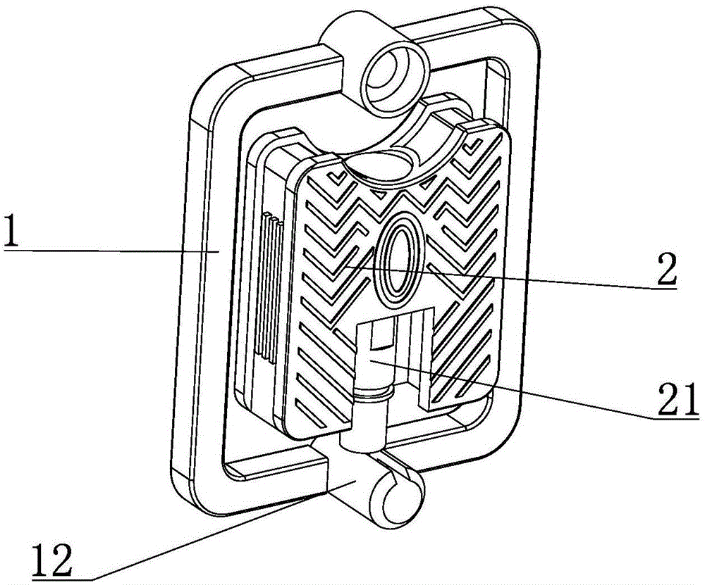 一种脚踏的折叠机构的制作方法