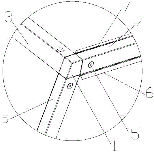 型材转角连接结构的制作方法