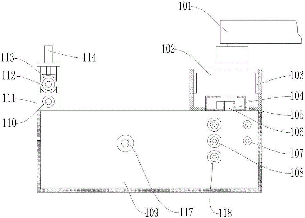 一种高分子透气枕芯的加工成型设备的制作方法