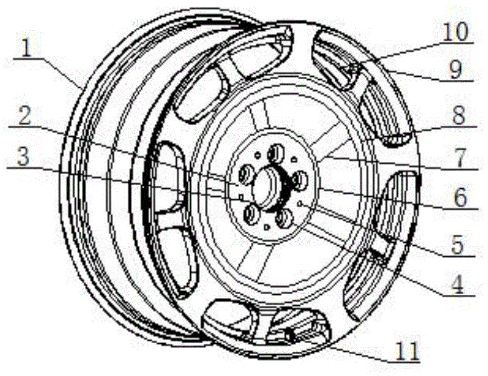 一种具有防变形能力的汽车轮毂的制作方法