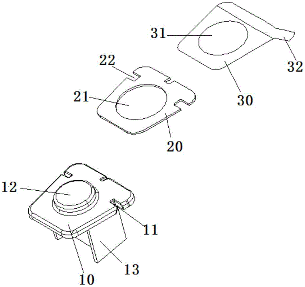 一种格栅摄像孔用堵盖的制作方法