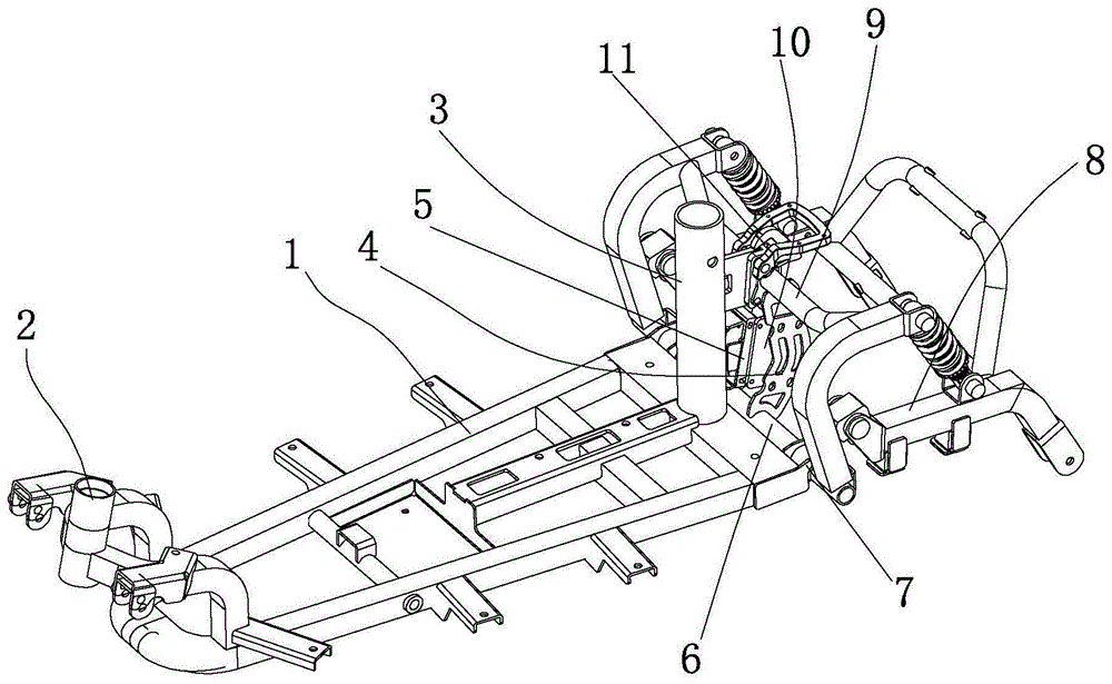 四轮代步车的拼体电连接结构的制作方法