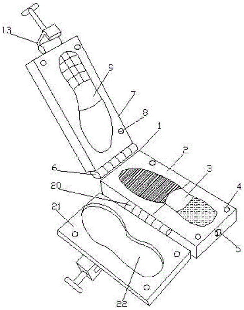 一种鞋底成型模具的制作方法