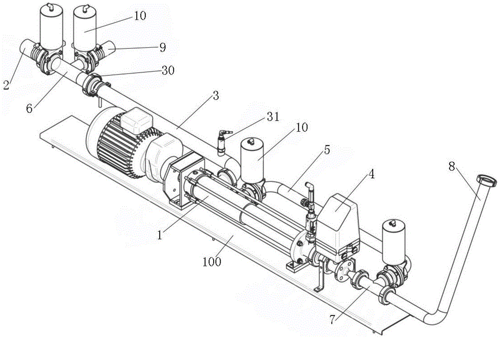 一种乳胶发泡机的螺杆泵进料系统的制作方法