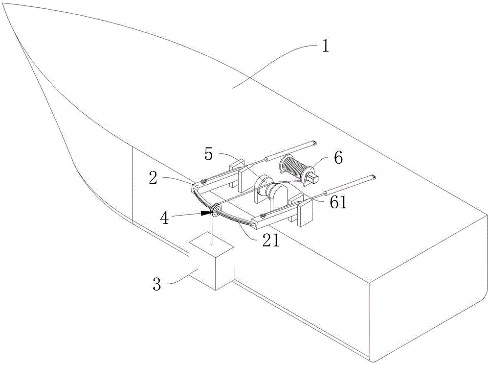 一种应用于非动力定位母船的缆向随动ROV绞车的制作方法
