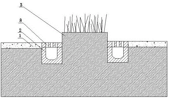 一种绿化带排水边沟结构及其构件和公路的制作方法