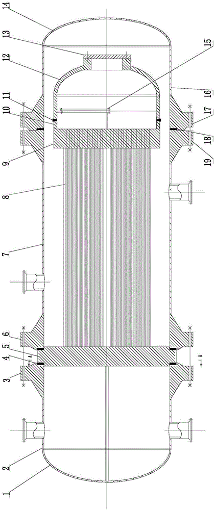 四管程浮头热交换器的制作方法