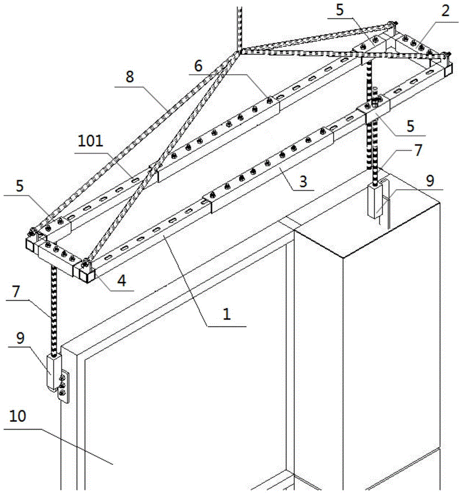 一种单元幕墙吊装平衡杆的制作方法
