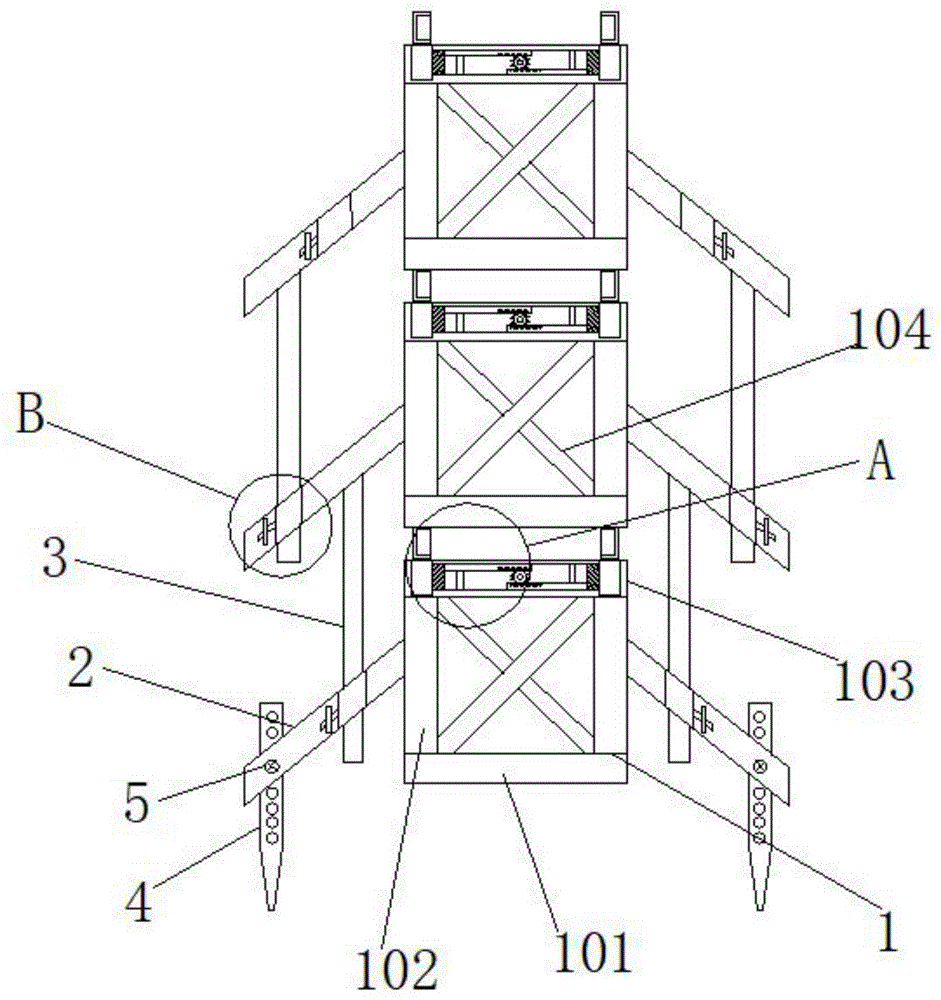 一种塔式起重机固定支架的制作方法