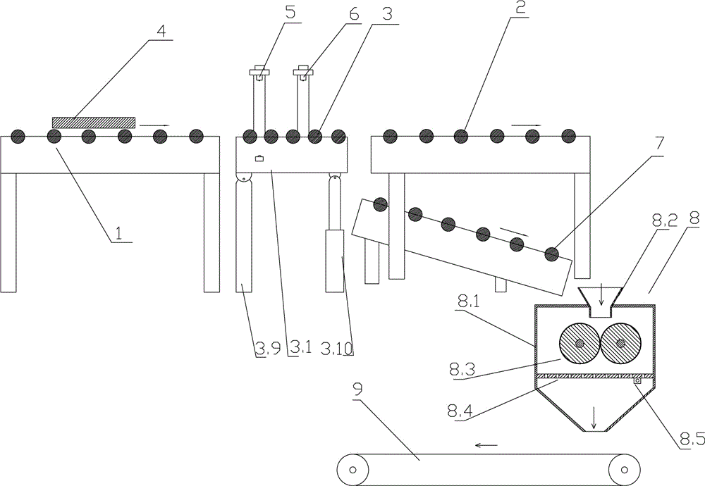 一种玻璃基板缺陷检测及回收系统的制作方法