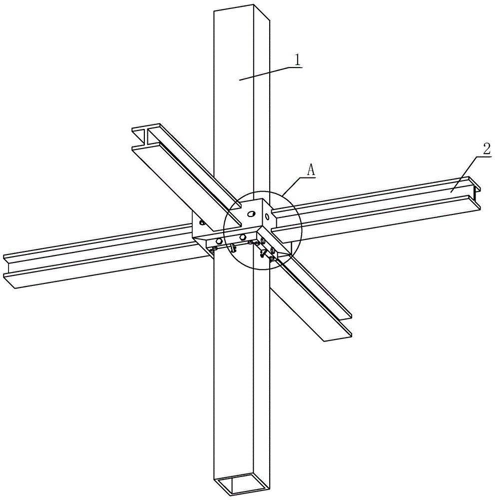 一种基于BIM的钢结构梁柱连接结构的制作方法