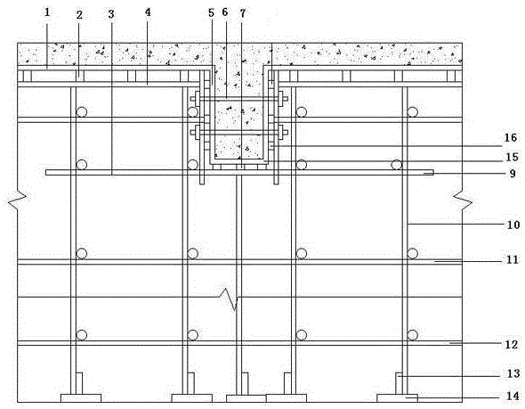 一种建筑模板支撑结构的制作方法