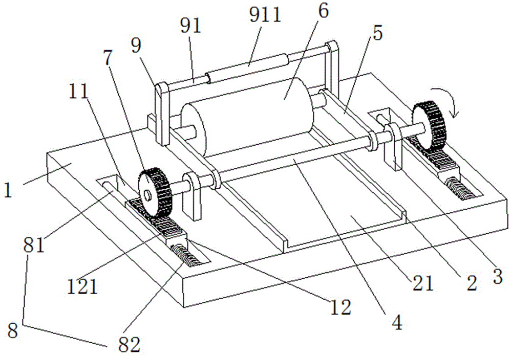 一种裱纸机用二次滚压装置的制作方法