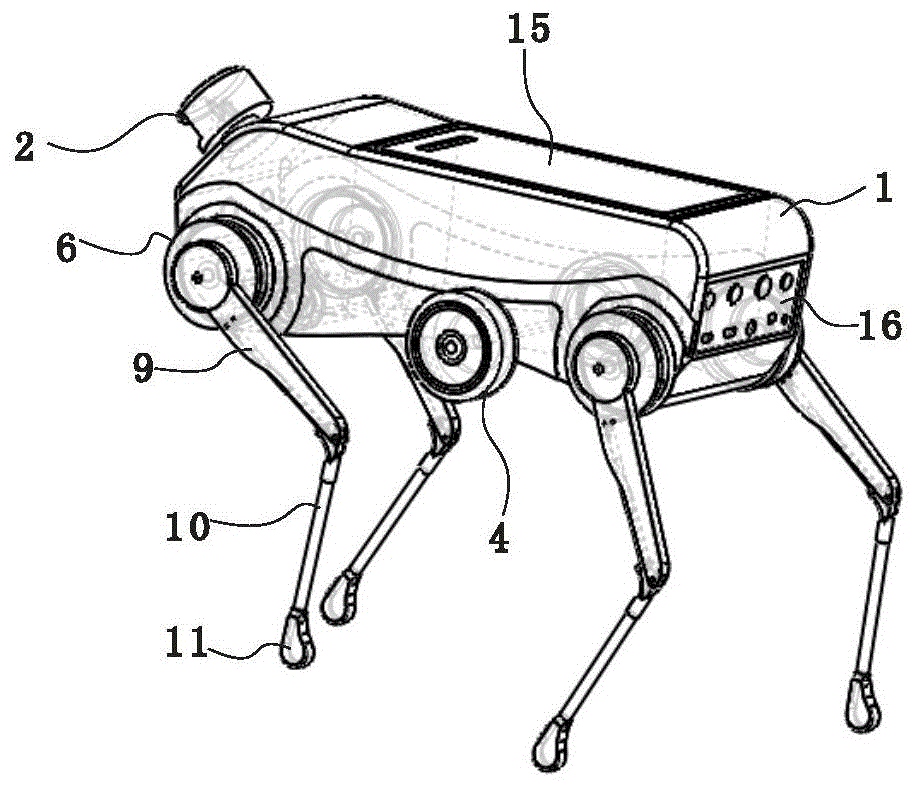一种轮腿结合式机器人的制作方法