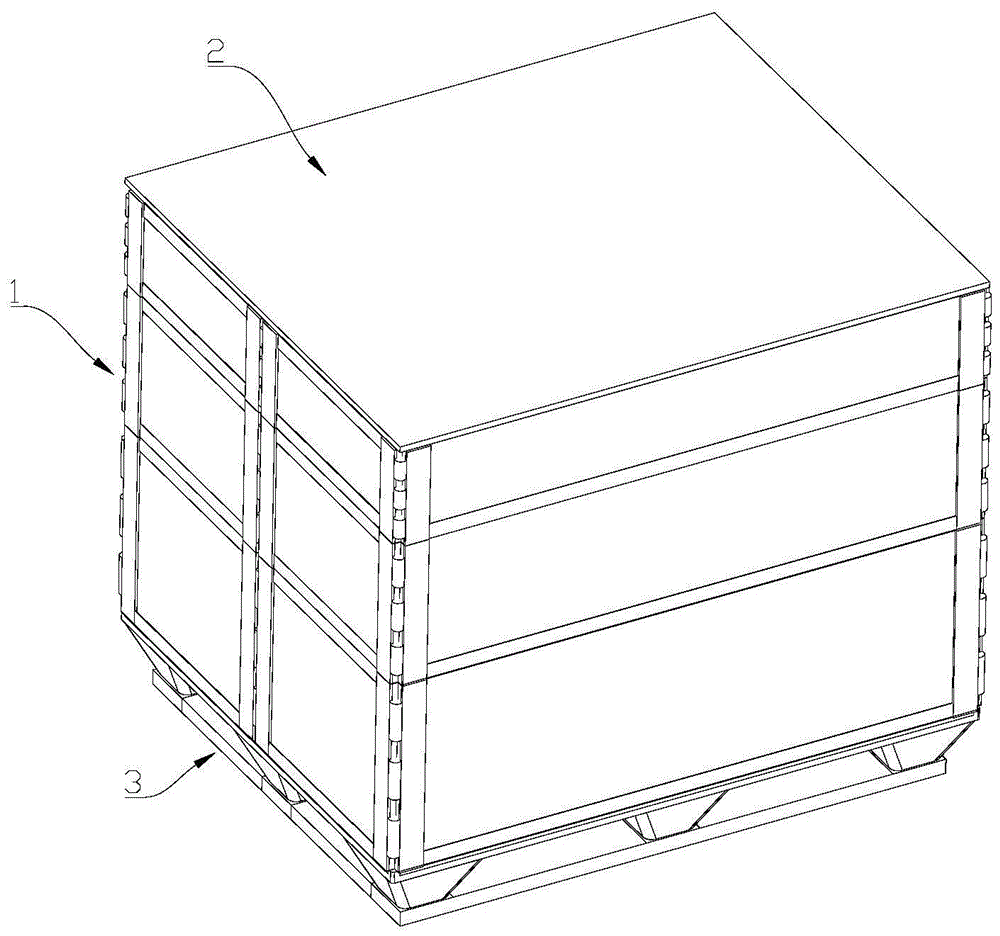新型折叠式物流箱的制作方法