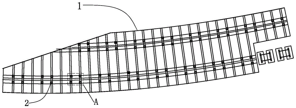 适用于地铁站上方的S型斜拉桥钢箱梁滑移安装支架的制作方法