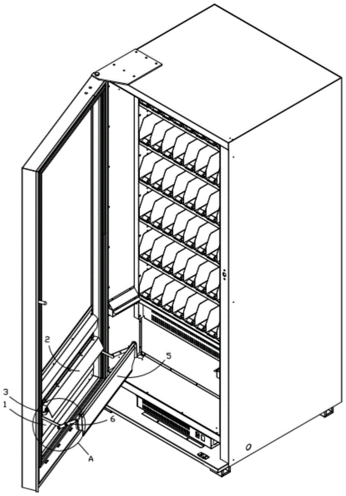 一种自动售货机及自动售货机的防盗结构的制作方法