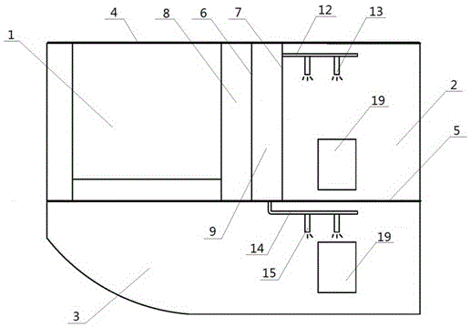 一种具有结构风道的船舶机舱的制作方法