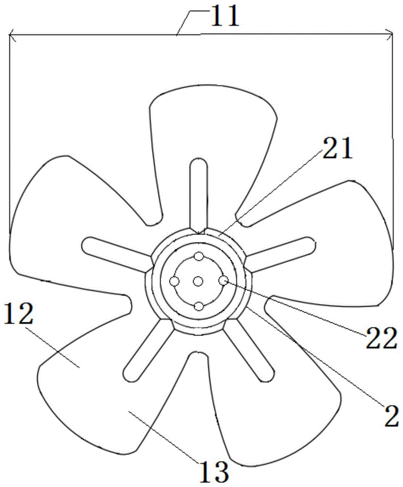 一种风扇扇叶及蒸发风扇的制作方法