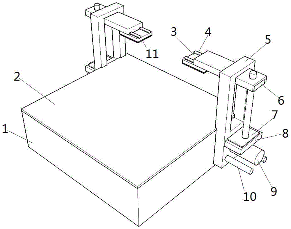 一种建筑工程防水材料检测用夹具的制作方法