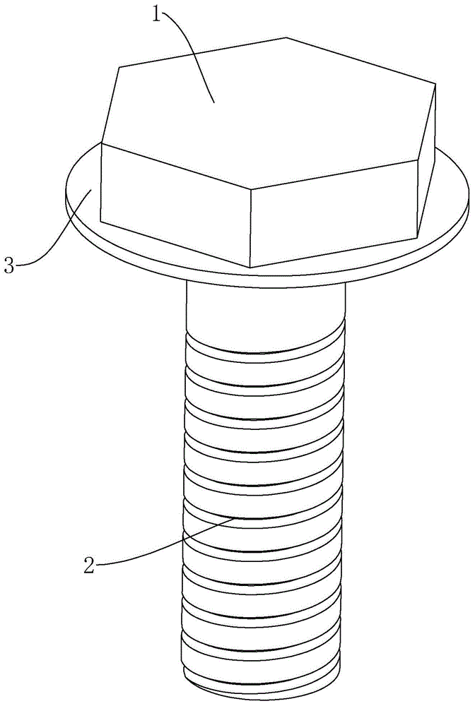一种带有垫片的螺栓的制作方法