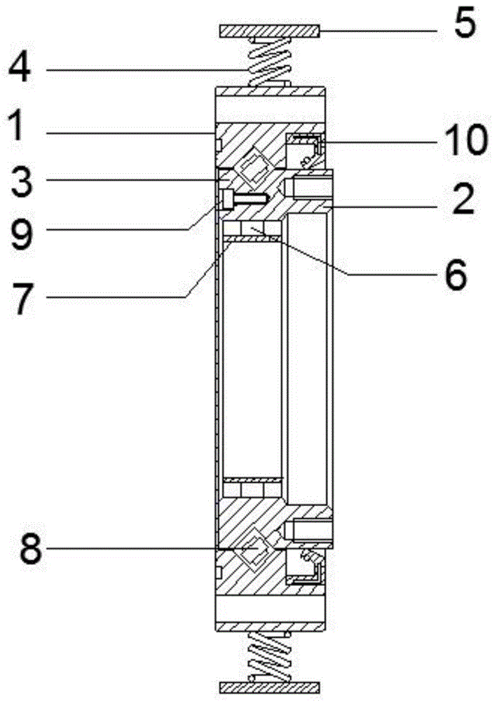 一种具有减震保护功能的镶块式交叉滚柱轴承的制作方法