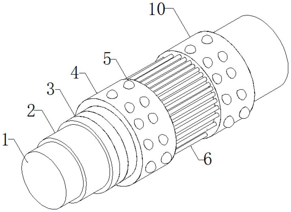 一种抗拉型螺旋排列电缆的制作方法