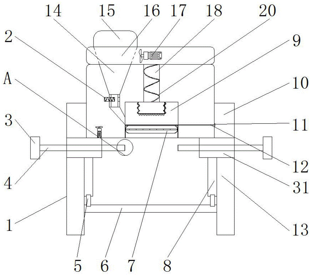 一种米制品压片机的制作方法