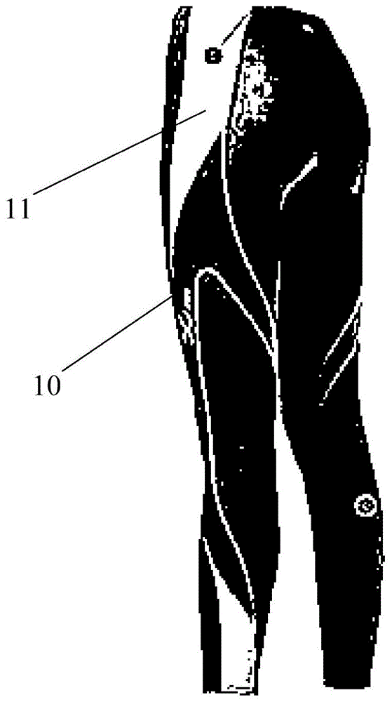 一种可实现梯度压缩的弹性面料及束裤的制作方法