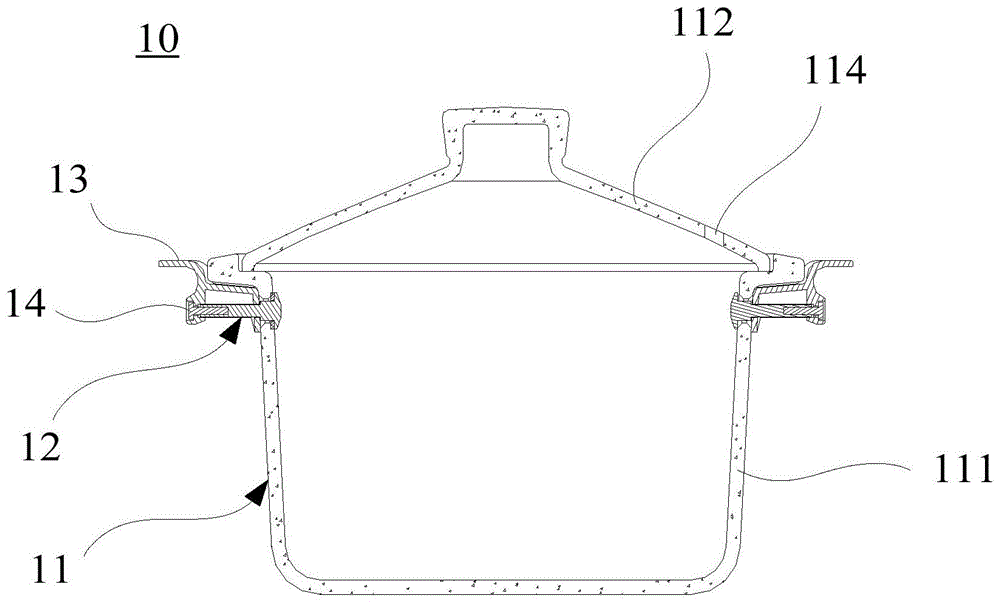 陶锅组件及烹饪器具的制作方法