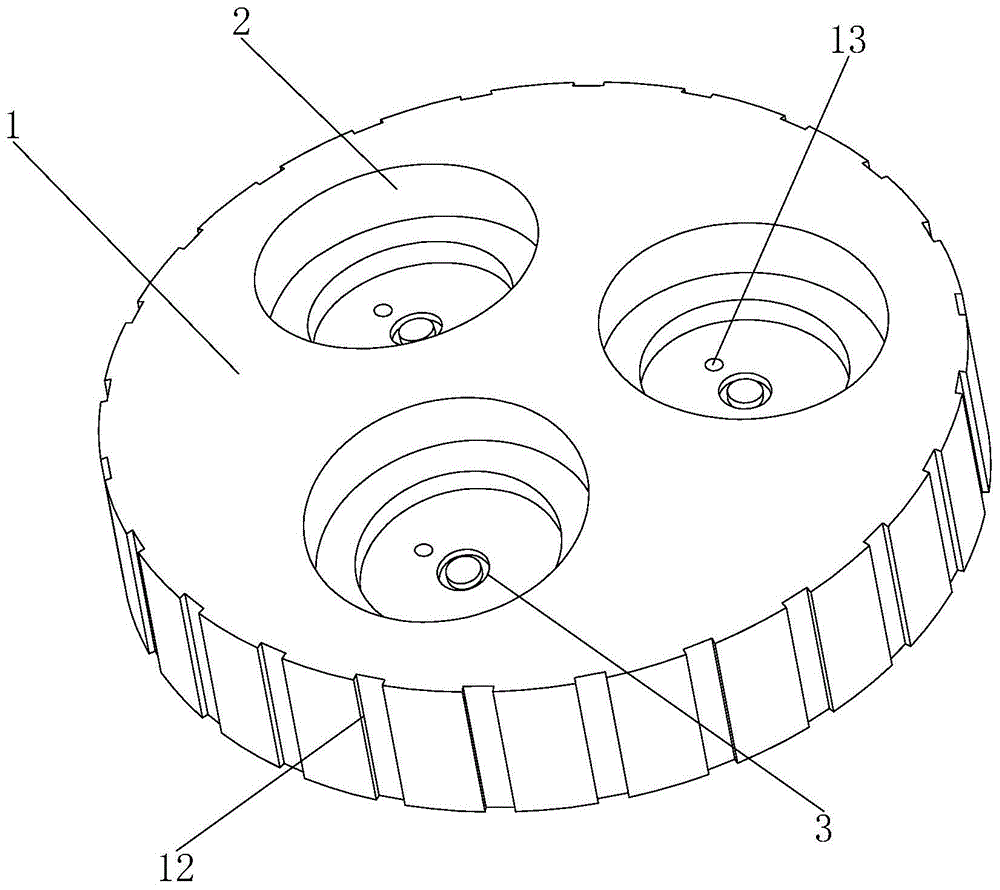 一种柱面高抛上盘模具的制作方法