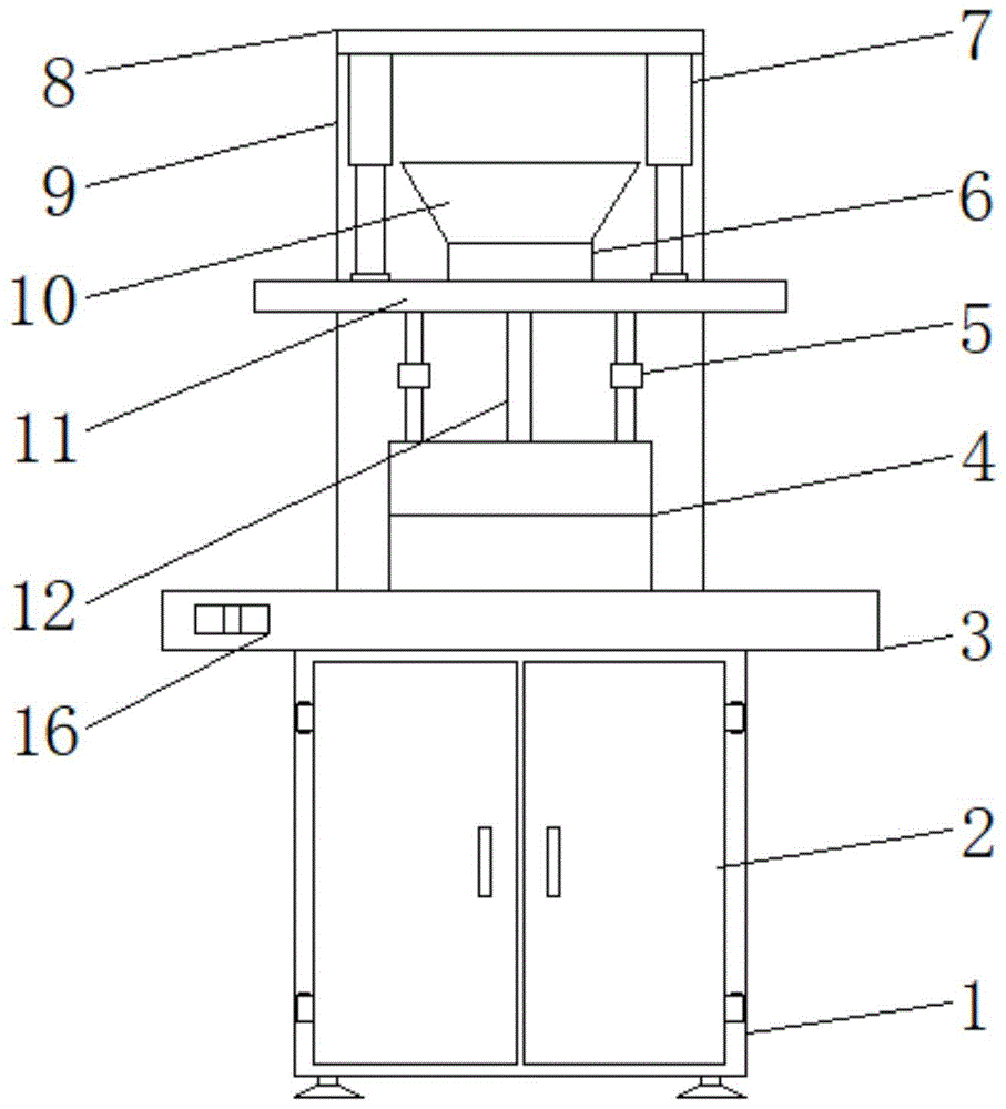 一种方便取模的餐盒用注塑机的制作方法