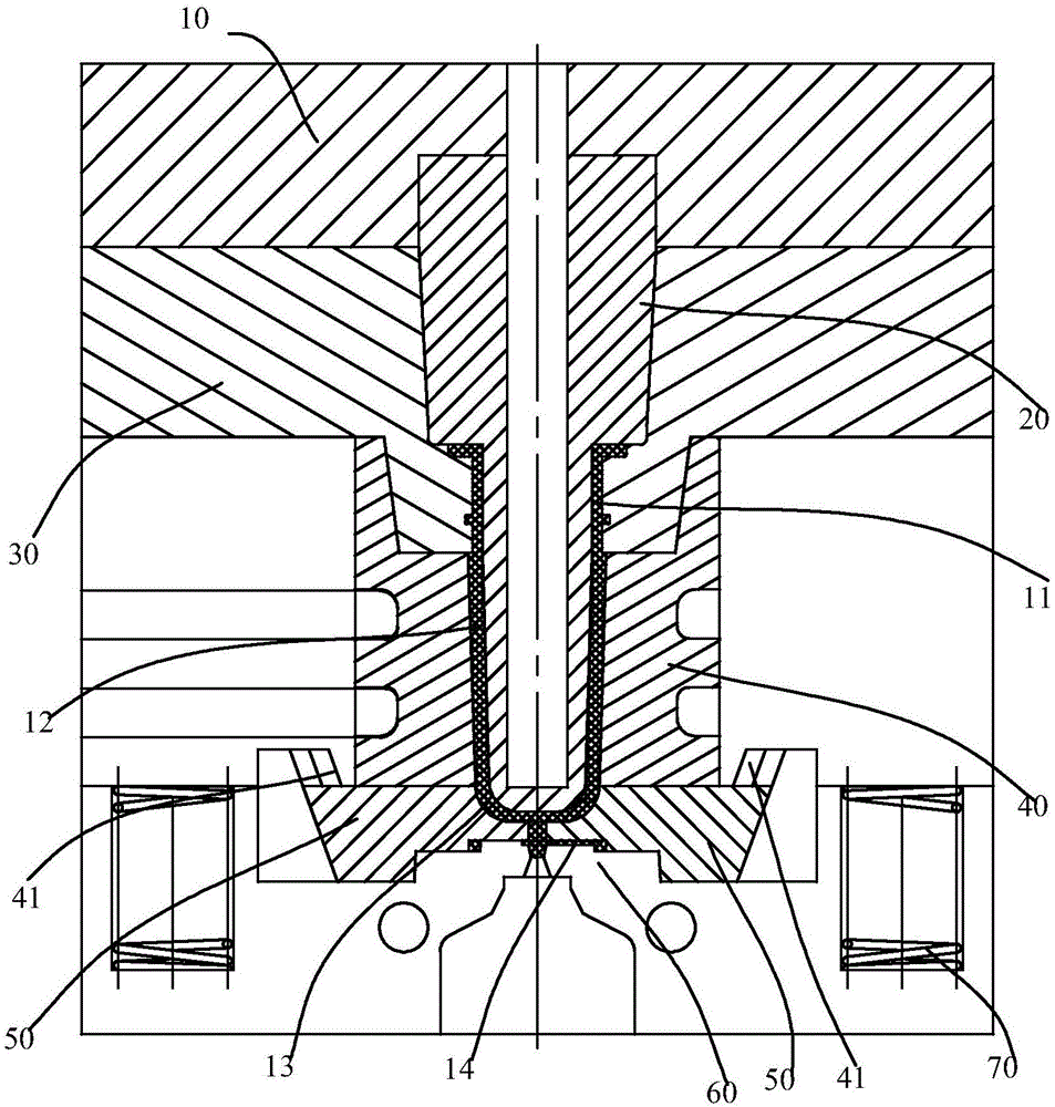 一种吊环一体输液瓶的瓶胚模具的制作方法