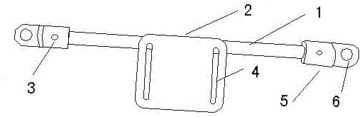 电动车遮阳装置的前框连接件的制作方法